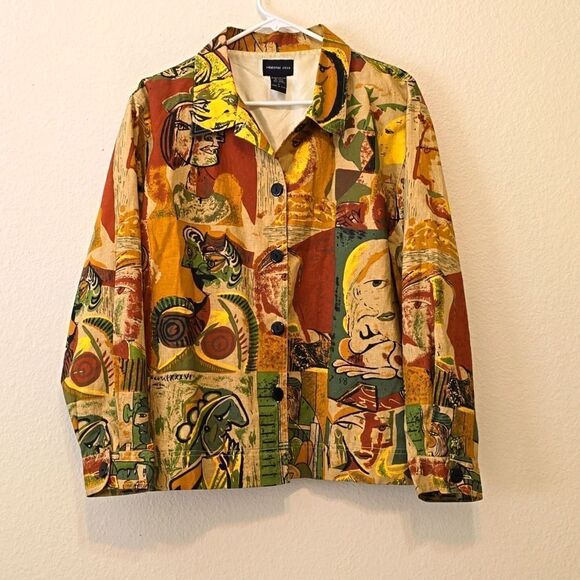vintage morgan cole picasso jacket large - Picture 1 of 11